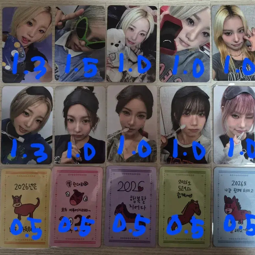 [BUNJANG] Young Posse Photocard Set / 영파씨 포카 양도 포토카드 정선혜 위연정 지아나 도은 한지은