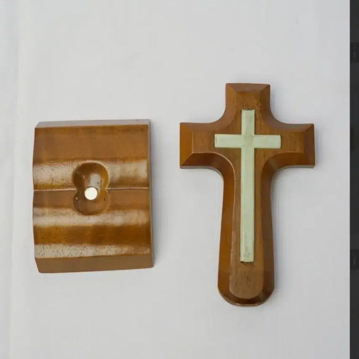 [BUNJANG] Wooden Luminous Cross / 탁상 야광십자가