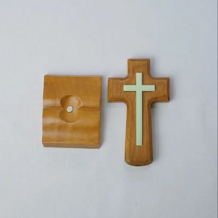 [BUNJANG] Wooden Luminous Cross / 탁상 야광십자가