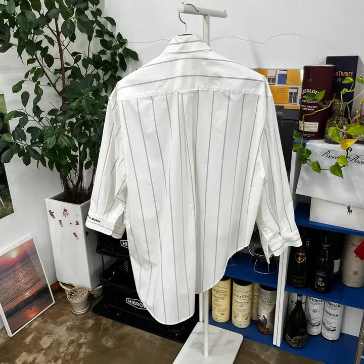 [BUNJANG] VETEMENTS Asymmetrical Shirt S / 베트멍 언발란스 셔츠 S