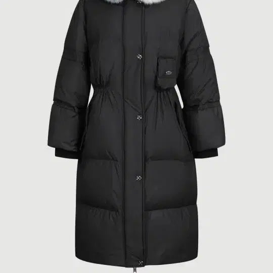 [BUNJANG] Lucky Chouette Fox Fur Long Down Padded Jacket / 럭키슈에뜨 폭스퍼 패딩