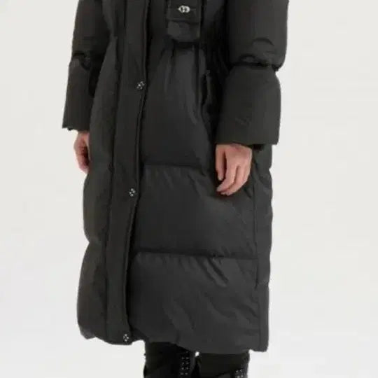 [BUNJANG] Lucky Chouette Fox Fur Long Down Padded Jacket / 럭키슈에뜨 폭스퍼 패딩