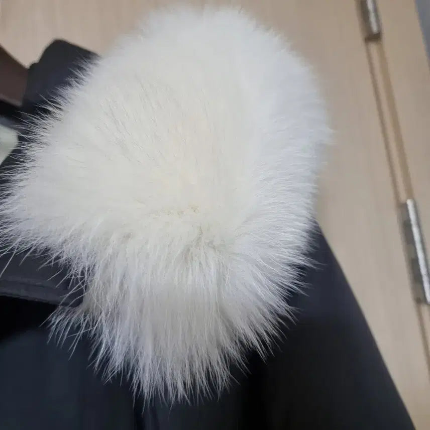 [BUNJANG] Lucky Chouette Fox Fur Long Down Padded Jacket / 럭키슈에뜨 폭스퍼 패딩
