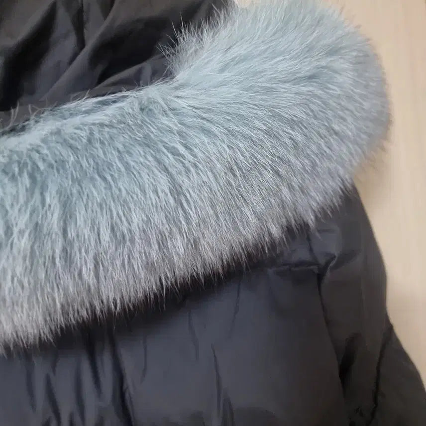 [BUNJANG] Lucky Chouette Fox Fur Long Down Padded Jacket / 럭키슈에뜨 폭스퍼 패딩