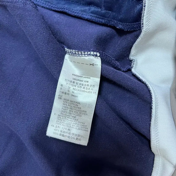 [BUNJANG] Adidas Beckenbauer Women's Navy Jersey / 교신가능 M 아디다스 베켄바우어 우먼스 네이비 져지
