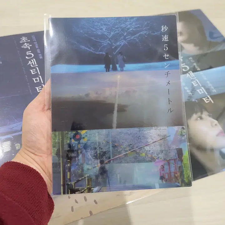 [BUNJANG] 5 Centimeters Per Second Art Card + Poster Set / [전용박스 안전포장] 초속5센티미터 아트카드+애니포스터+메인포스터