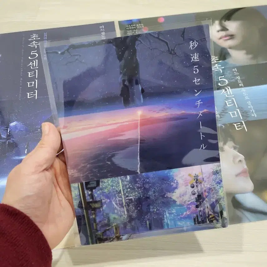 [BUNJANG] 5 Centimeters Per Second Art Card + Poster Set / [전용박스 안전포장] 초속5센티미터 아트카드+애니포스터+메인포스터