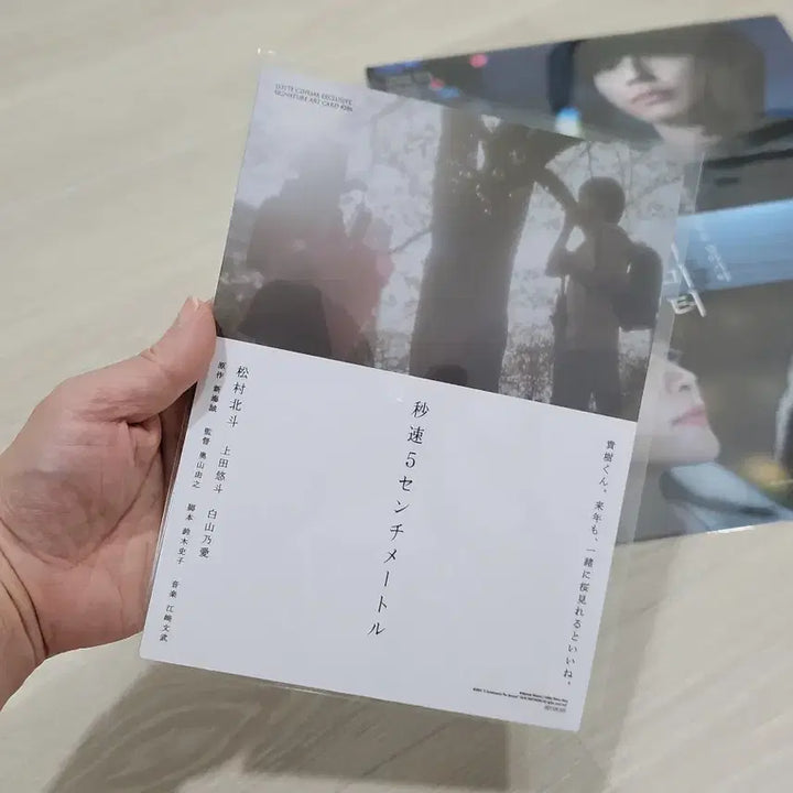 [BUNJANG] 5 Centimeters Per Second Art Card + Poster Set / [전용박스 안전포장] 초속5센티미터 아트카드+애니포스터+메인포스터