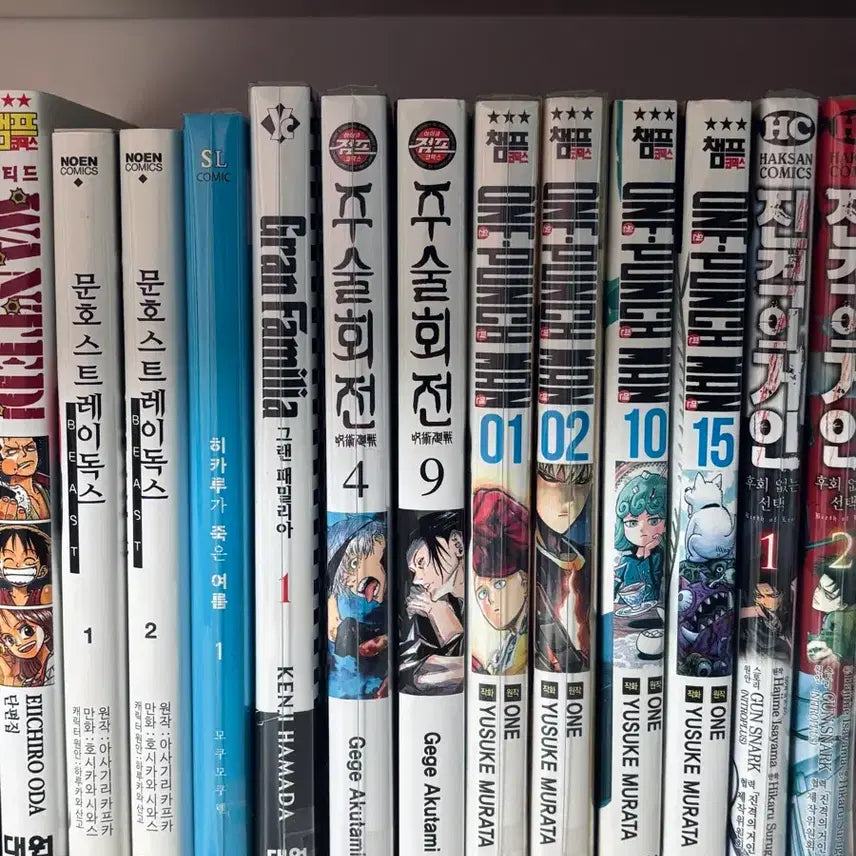 [BUNJANG] Various Manga 13-Volume Bundle Set / 만화책 13권 판매 (주술회전 원펀맨 원피스 진격의거인 문호스트레이독스)