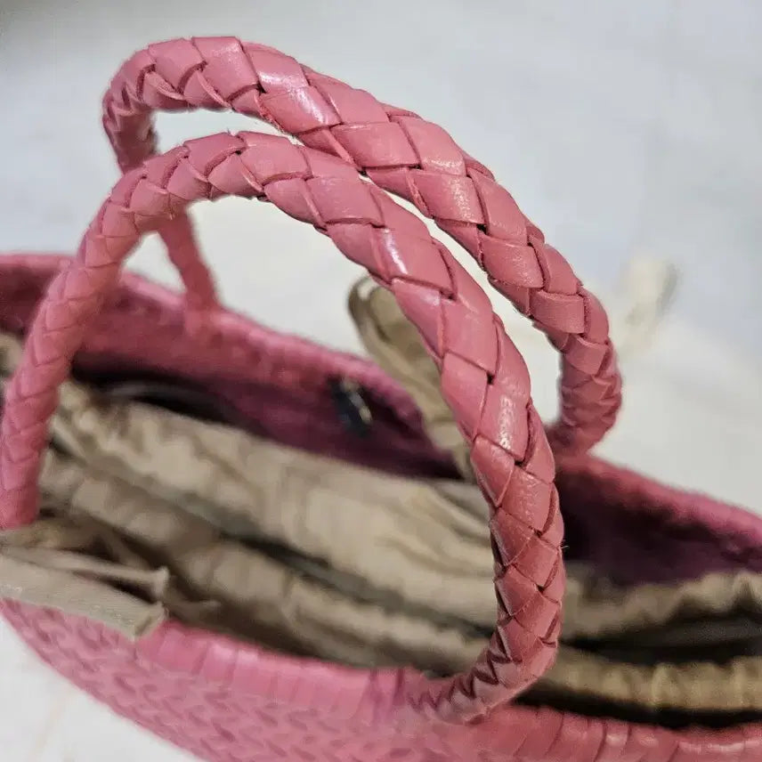 [BUNJANG] Dragon Diffusion Mini Flat Goora Pink Tote Bag / 드래곤 디퓨전 미니플랫고라 핑크 토트백