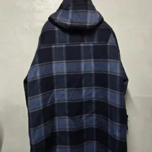 [BUNJANG] Main Booth Oversized Check Duffle Coat / 메인부스 오버사이즈 체크 더플코트 2사이즈