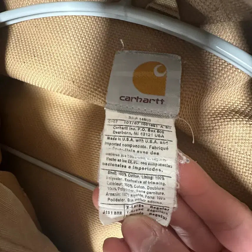 [BUNJANG] Carhartt J131 Active Jacket Brown / J131 칼하트 액티브 자켓 브라운 팝니다