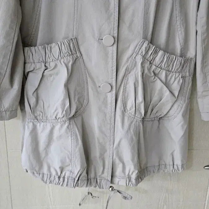 [BUNJANG] Beige Collar Jacket - Lace Trim / 베이지 카라 자켓 FREE 가슴90 정가5만