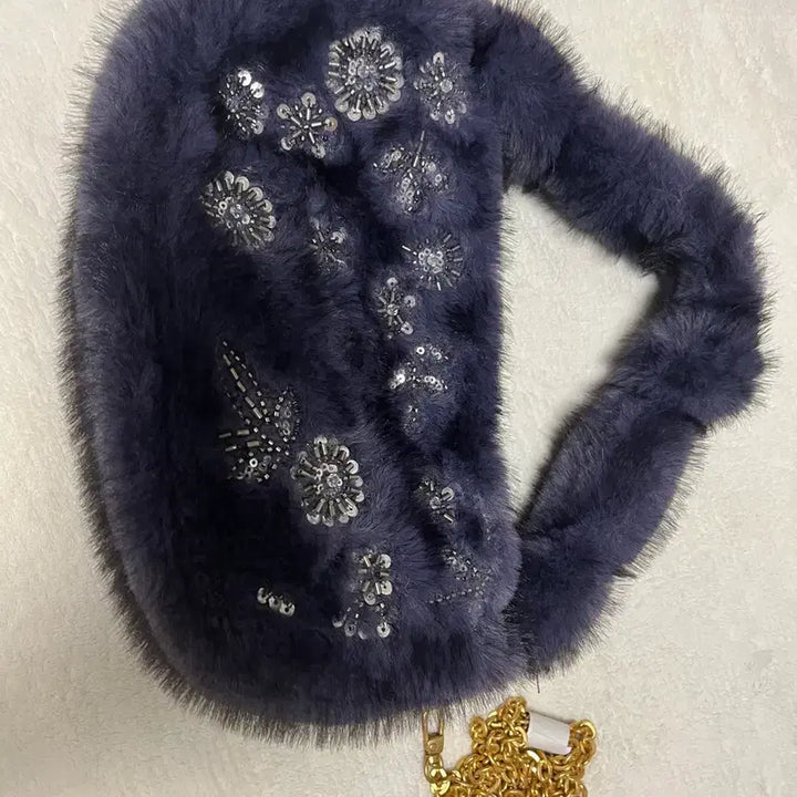 [BUNJANG] ZARA Faux Fur Mini Tote Bag / 자라 인조퍼 미니백