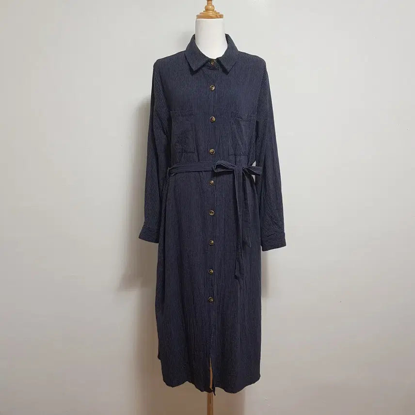 [BUNJANG] Romistory Women's Striped Dress / 5244/Romistory 여 77사이즈 스트라이프원피스/내옷방