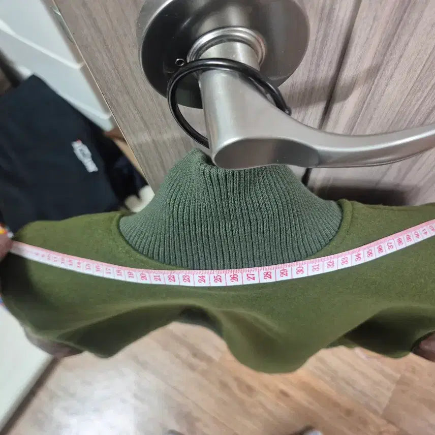 [BUNJANG] Natural Leather Fabric Combo Bomber Jacket / 천연가죽 직물 콤비 봄버 자켓 야구잠바 점퍼