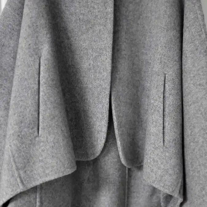 [BUNJANG] Object Cashmere Cape Coat / 오브제 캐시미어 코트