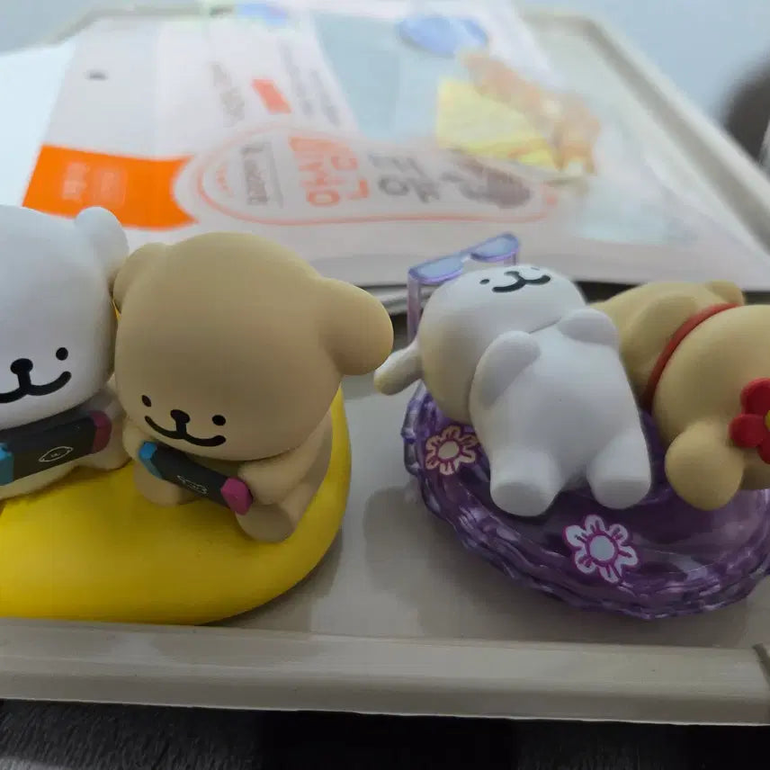 [BUNJANG] Maltese Figure Set / 몰티즈 피규어 5개