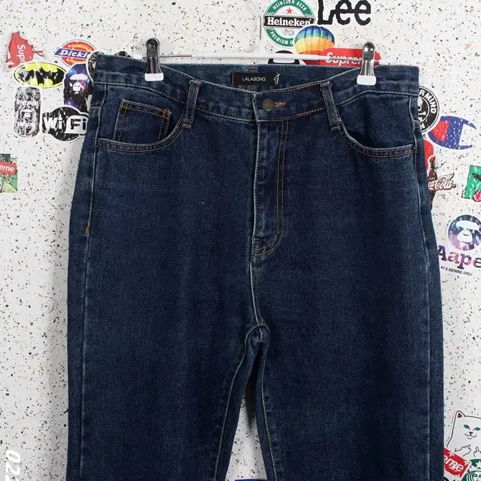[BUNJANG] Lalabong Basic Dark Wash Vintage Jeans / 여성30 / 라라봉 진청 베이직 청바지NV 빈티지킹