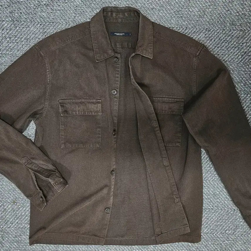 [BUNJANG] Concept One Brown Shirt Jacket L / 컨셉원 브라운 셔츠 자켓 L