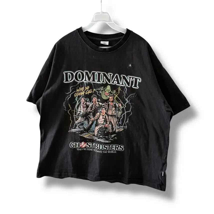 [BUNJANG] Dominant Black Short Sleeve T-shirt / [M] 도미넌트 블랙 반팔 티셔츠