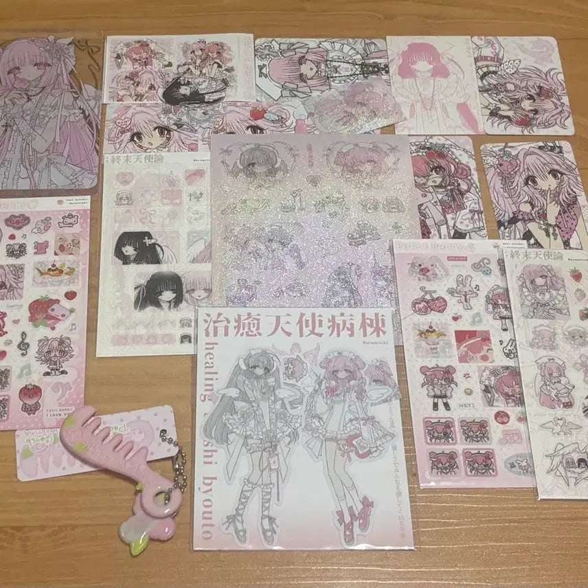 [BUNJANG] DIY Sticker, Paper, Acrylic Block Bundle Set / 다꾸 스티커 모조지 키링 아크릴블럭 일괄