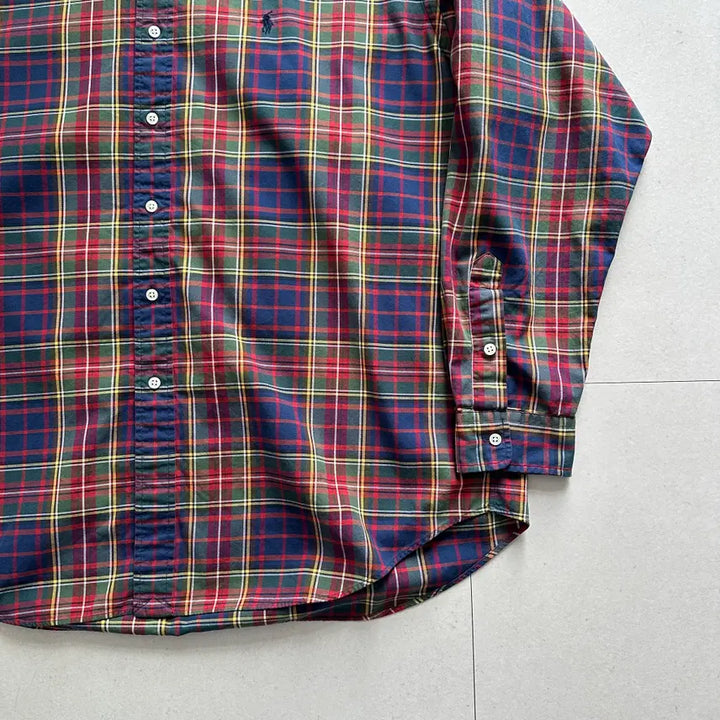[SOLD OUT] 90s 폴로 랄프로렌 블레이크 체크셔츠 XL