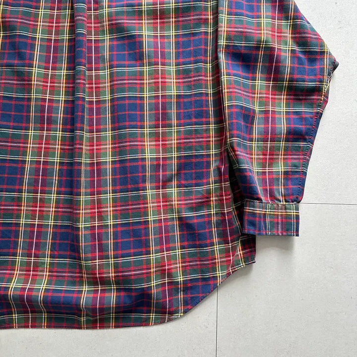[SOLD OUT] 90s 폴로 랄프로렌 블레이크 체크셔츠 XL