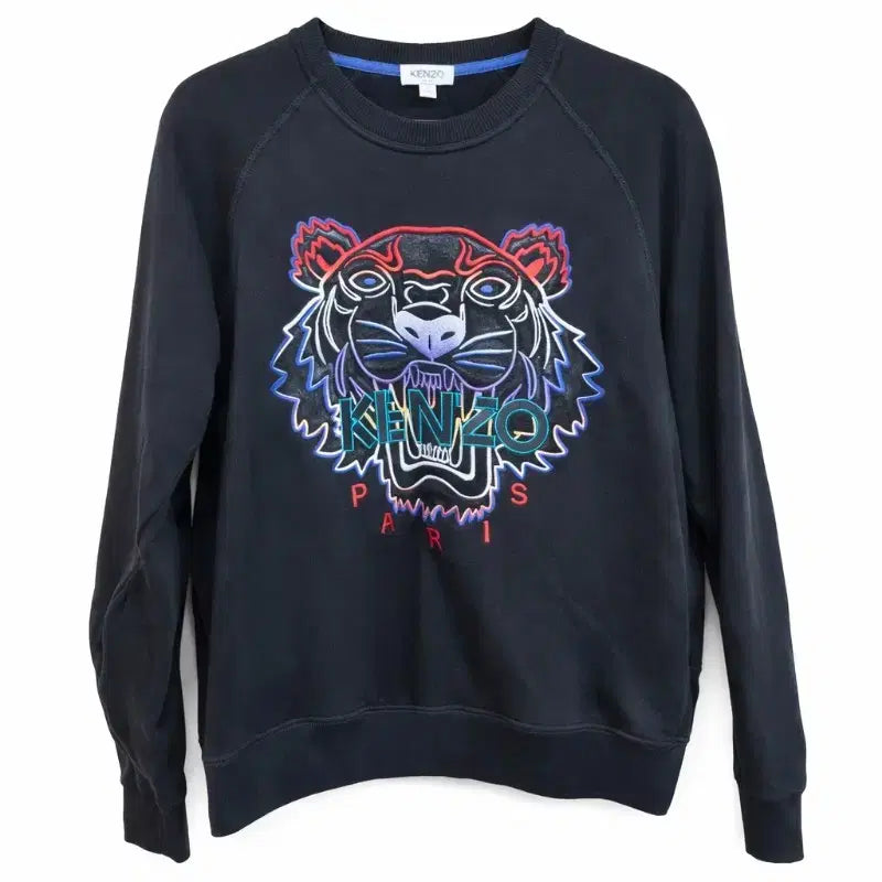[BUNJANG] KENZO PARIS Tiger Embroidered Sweatshirt / [KENZO PARIS 타이거 맨투맨]