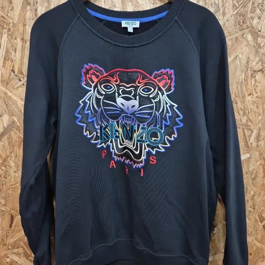 [BUNJANG] KENZO PARIS Tiger Embroidered Sweatshirt / [KENZO PARIS 타이거 맨투맨]