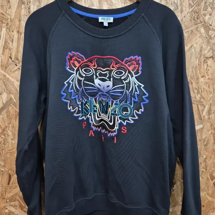 [BUNJANG] KENZO PARIS Tiger Embroidered Sweatshirt / [KENZO PARIS 타이거 맨투맨]