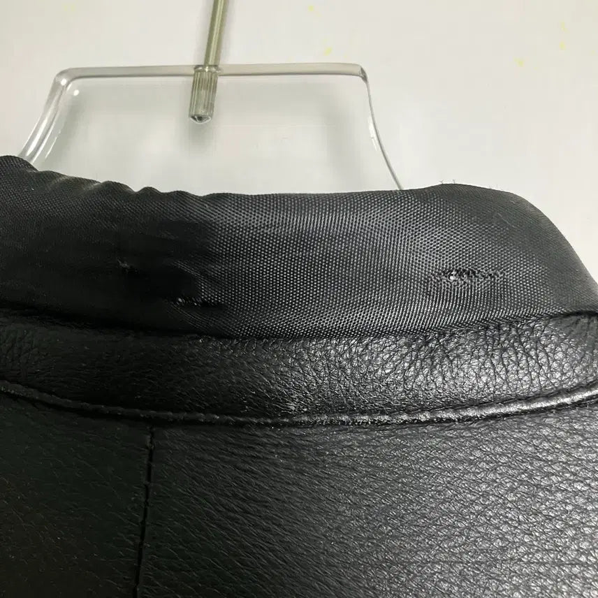 [BUNJANG] Harley Davidson Logo Patch Leather Biker Jacket 3XL / 할리데이비슨 로고 패치 레더 바이커 자켓 3XL