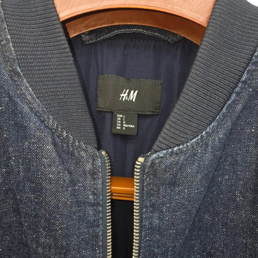 [BUNJANG] H&M Denim Blouson Jacket / H&M 데님 블루종 자켓