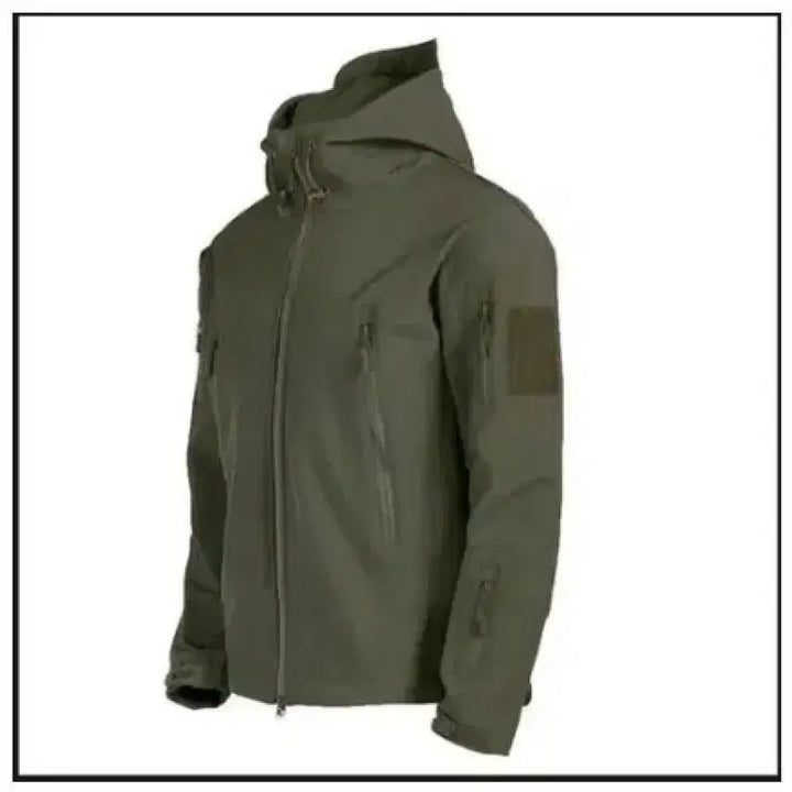[BUNJANG] Unspecified Tactical Fleece Lined Hooded Jacket / 100 / 후드 카키 전술 기모자켓//와0126-캉/