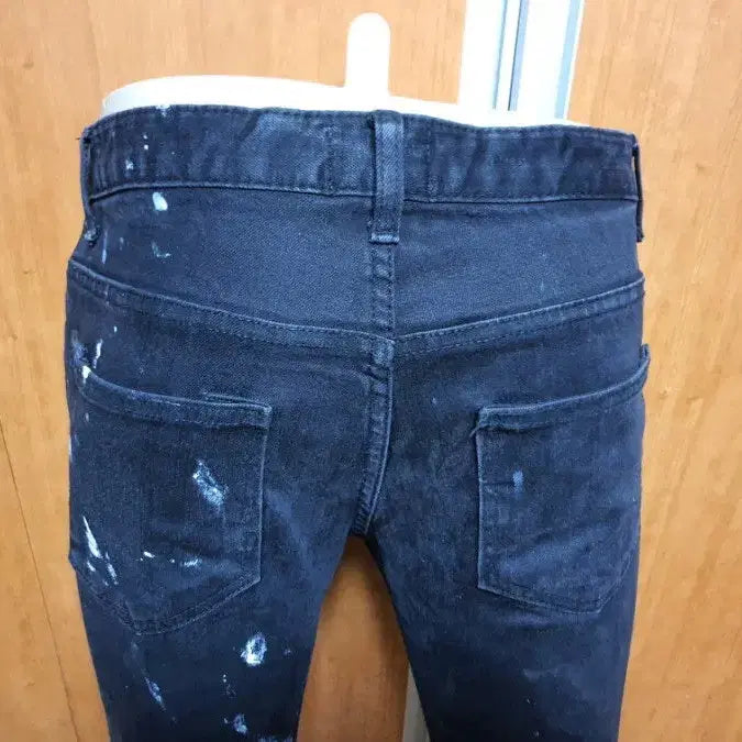 [BUNJANG] DEARDENIM Spandex Painting Cutting Jeans (M) / DEARDENIM스판페인팅커팅진사이즈는 M입니다약32-33인치