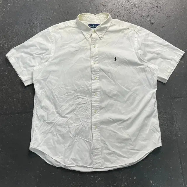 [BUNJANG] Polo White Shirt / 105 폴로 화이트 셔츠