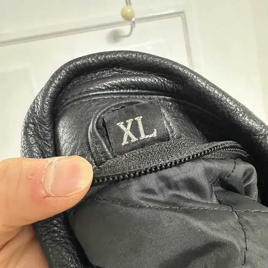 [BUNJANG] Cow Leather Two-Way Jacket / 카우레더 투웨이 자켓