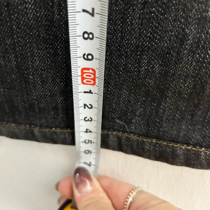 [BUNJANG] Levi's 523 Washed Black Denim Pants / 리바이스 남성 523 / 34 워싱 블랙 데님 팬츠