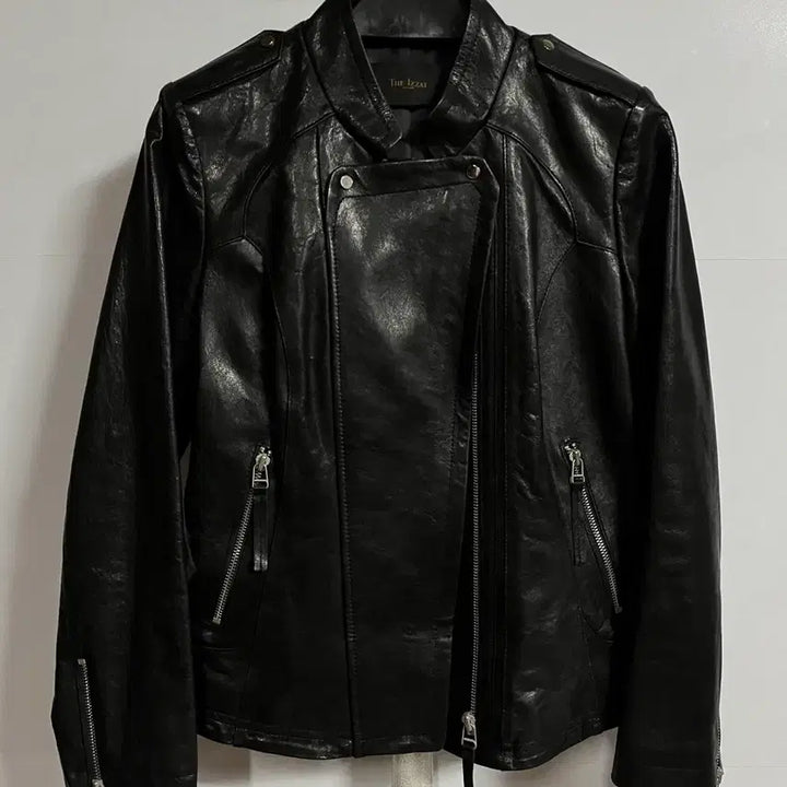 [BUNJANG] Izzatbaba Women's Leather Jacket (Size 55) / 아이잗바바 여성가죽자켓 55사이즈