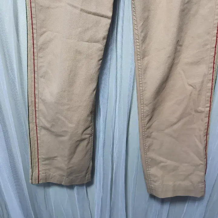 [BUNJANG] Tommy Hilfiger Beige Line Cotton Pants / 타미힐피거 베이지 라인 면바지