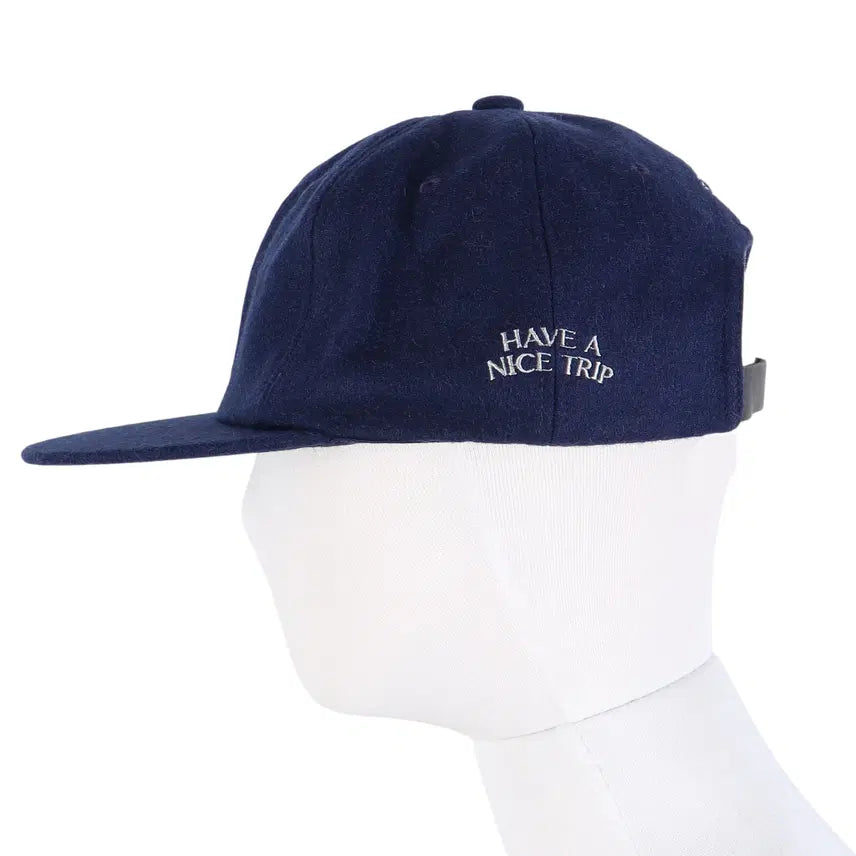 [BUNJANG] Hello Sunrise Navy Wool Blend Cap / 헬로선라이즈  울혼방 네이비 캡 모자 / k2970