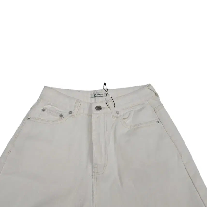 [BUNJANG] Ivory Wide Denim Pants / 아이보리 와이드 데님 팬츠  23