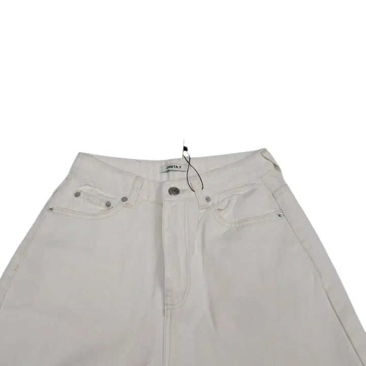 [BUNJANG] Ivory Wide Denim Pants / 아이보리 와이드 데님 팬츠  23