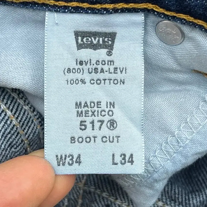 [BUNJANG] Levi's 517 Denim Pants / 리바이스 00s 517 데님 팬츠 / 33 x 34