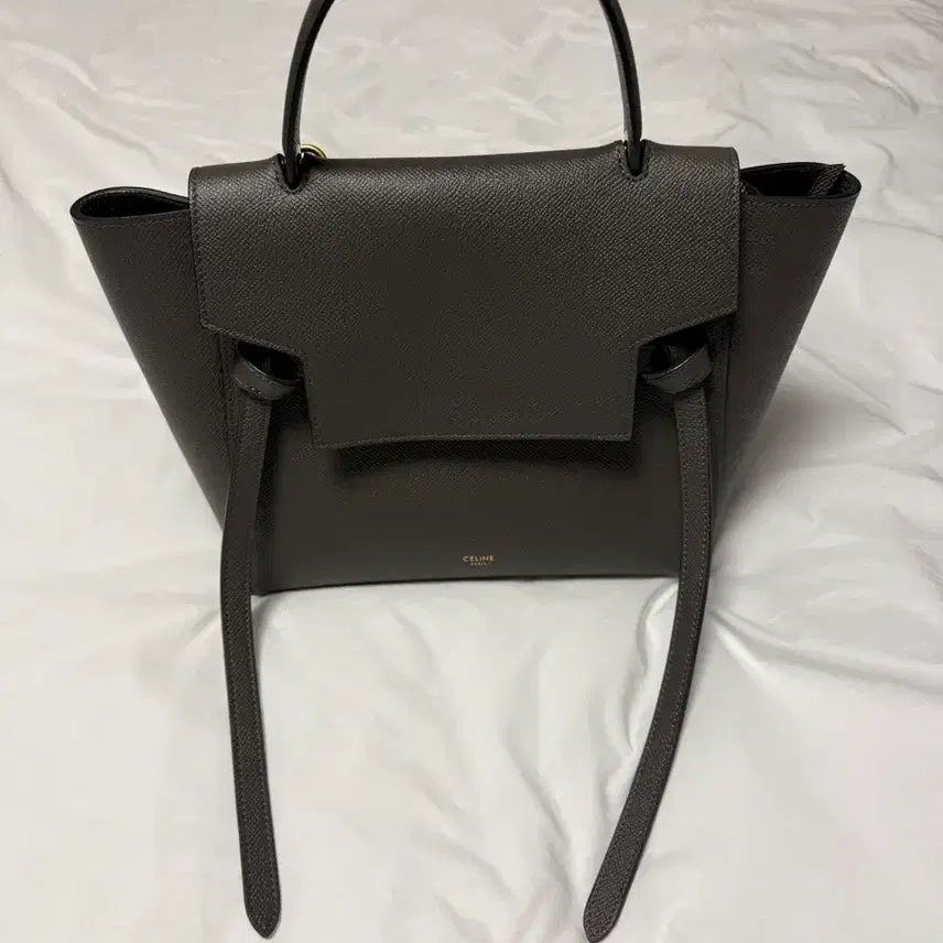 [BUNJANG] Celine Belt Bag Micro Gray Handbag / 셀린느 벨트백 마이크로 그레이 (더스트백, 보증서 보유)
