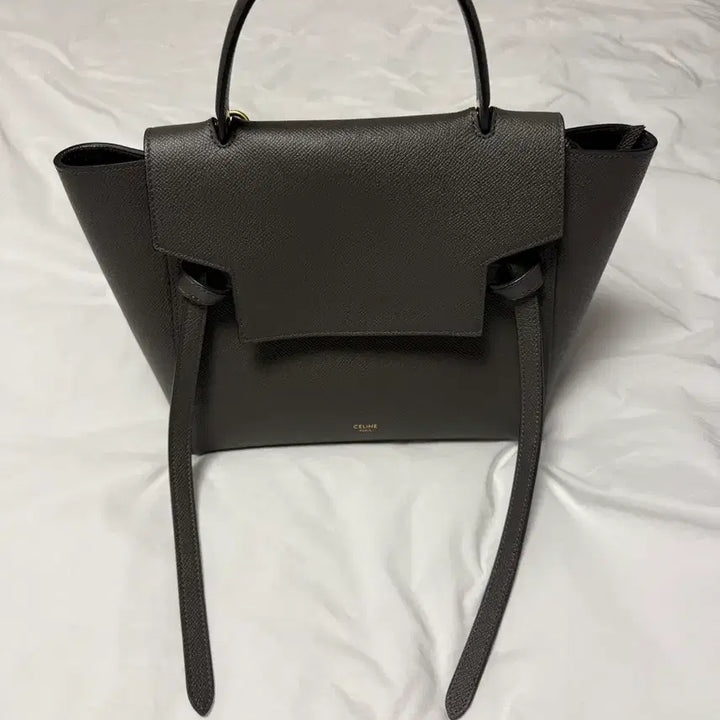 [BUNJANG] Celine Belt Bag Micro Gray Handbag / 셀린느 벨트백 마이크로 그레이 (더스트백, 보증서 보유)