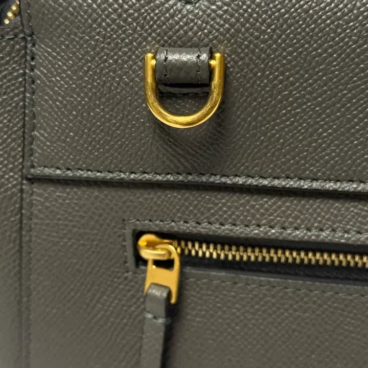 [BUNJANG] Celine Belt Bag Micro Gray Handbag / 셀린느 벨트백 마이크로 그레이 (더스트백, 보증서 보유)