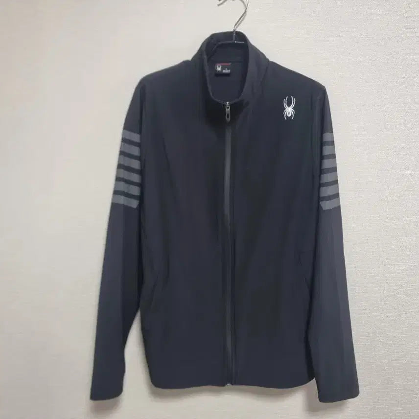 [BUNJANG] Spider Black Windbreaker Jacket L Size / 스파이더 블랙 바람막이 자켓 L사이즈