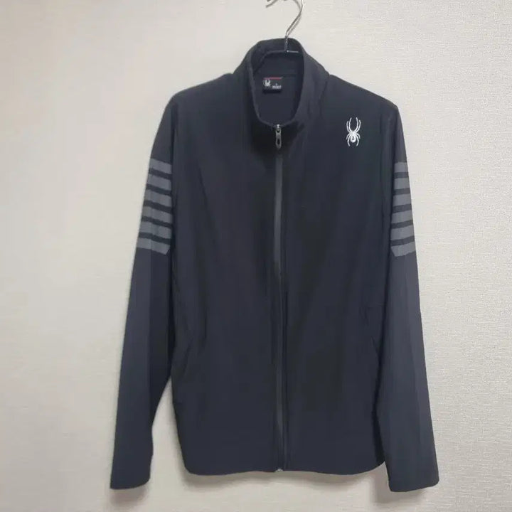 [BUNJANG] Spider Black Windbreaker Jacket L Size / 스파이더 블랙 바람막이 자켓 L사이즈