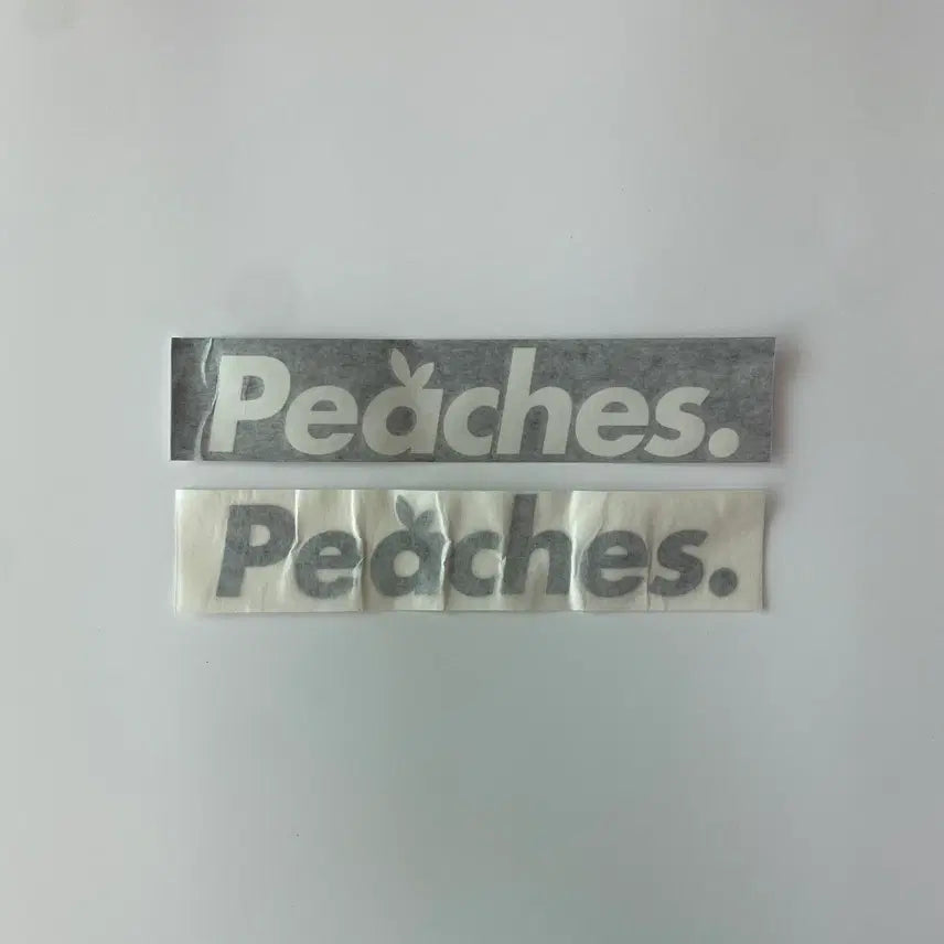 [BUNJANG] Peaches Original White Decal / [Peaches.] 피치스 오리지널 화이트 데칼 [s]